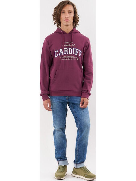 Hooded Sweatshirt Fig/Whitecap Grey