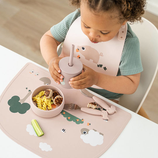 Done by Deer Pink Plastic Placemat