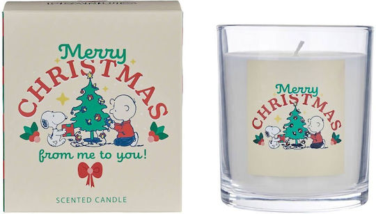 Butlers Grüne Weihnachtskerze aus Glas 8 cm