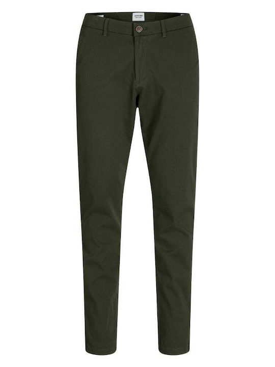 Jpstmarco Men's Elastic Slim Fit Chino Trousers Duffel Bag