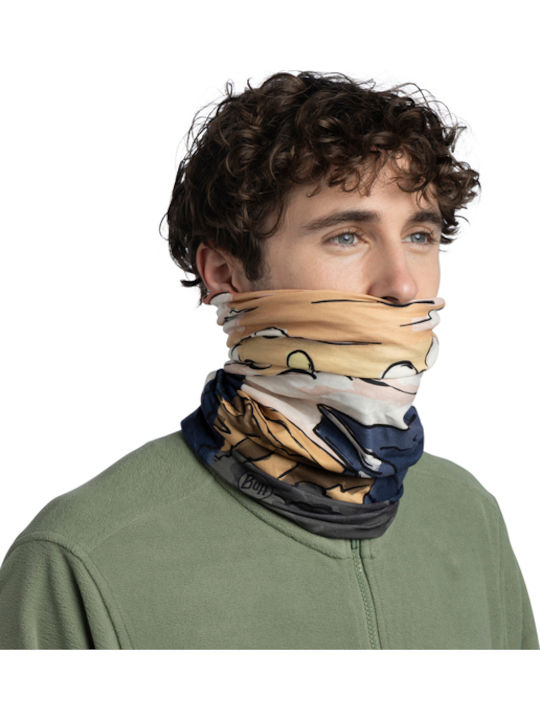 Buff Ecostretch Guler Sportiv Portocaliu