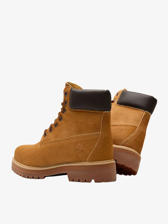 6 Inch Lace Men's Boots Brown