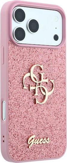 Case Iphone 18 Pro Iphone 17 Pro – Guess Fixed Glitter Big 4g – Pink