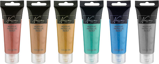 Nassau Fine Art Acrylfarben-Set 6-teilig