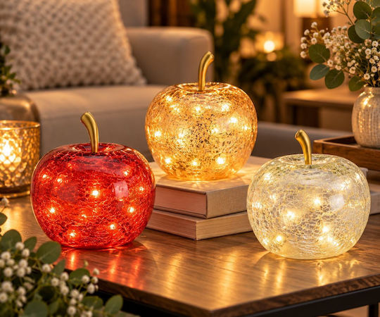 keleman Декоративно LED Осветително Тяло Топло Бяло 11x11x12 см
