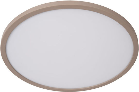 Lucide 07122-40-41 Rinus Ceiling Light White Taupe 2200K-3000K