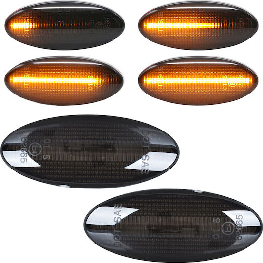 Opel Vectra B 95-02 Led Side Indicator Smoked Dynamic 2 Pcs Set