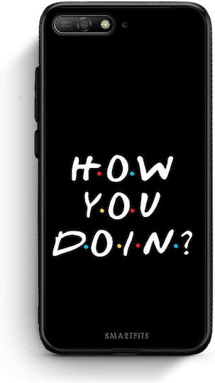 Smartfits Back Cover Πλαστικό Μαύρο (Huawei Y6 2018)