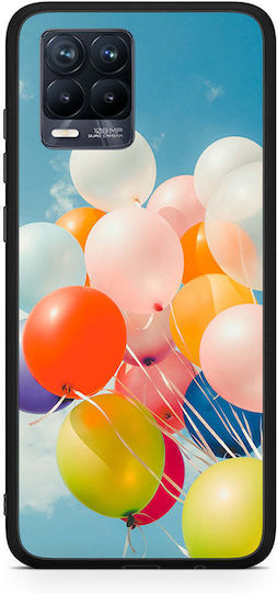Smartfits Калъф със задно покритие с цветни балони, пластмасов, многоцветен (OnePlus 8 ProRealme 8/8 Pro)