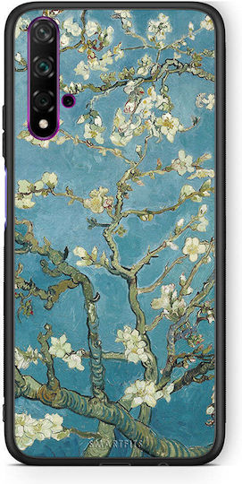 Smartfits Umschlag Rückseite Kunststoff Grün (Huawei Nova 5T / Honor 20 Huawei Nova 5T / Honor 20 / Ehre 20) A00_SM1-HU-NOVA5T_WHITEBLOSSOMS_RO1