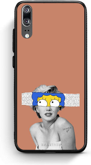 Smartfits Back Cover Σιλικόνης Καφέ (Huawei P20)