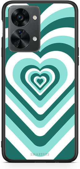 Smartfits Hearts Back Cover Plastic / Silicone Green (OnePlus Nord 2T)