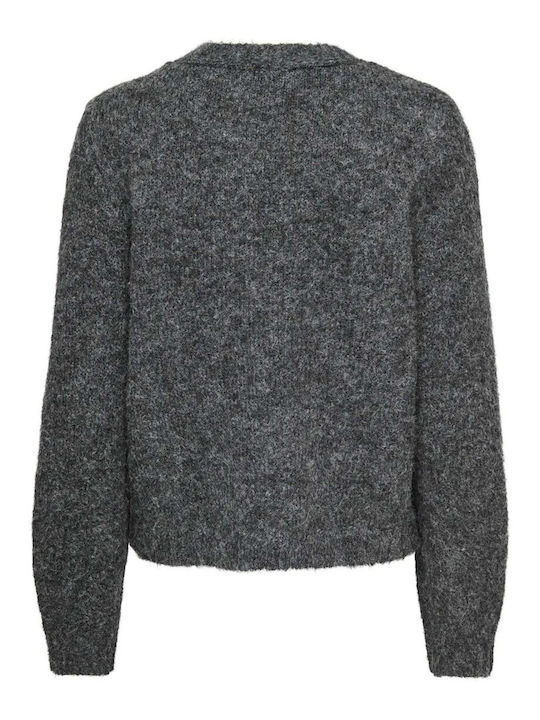 Only Μπλούζα Dark Grey Mel Grey