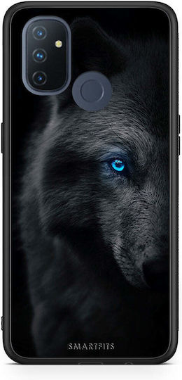 Smartfits Dark Wolf Umschlag Rückseite Silikon Mehrfarbig (OnePlus Nord N100)