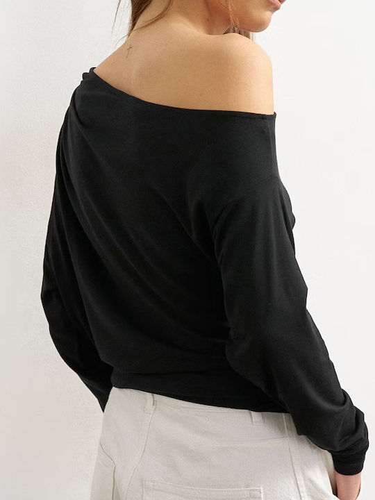 Topshop Μπλούζα Black