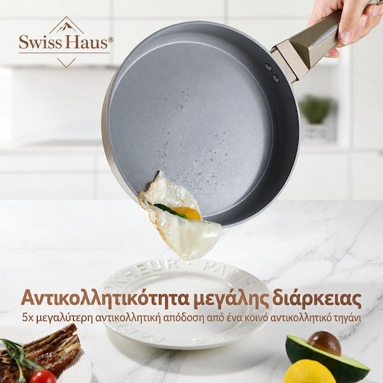 Swiss Haus Double Aluminum Pan with Non-Stick Coating 20cm