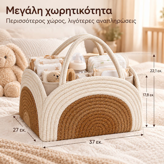 Aster Star Kinderzimmer-Aufbewahrungskörbe BB-OR-BS-001-Beige-DIV