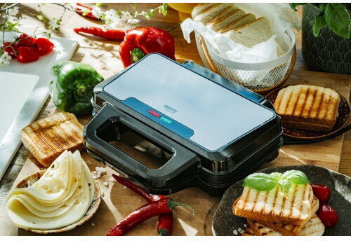 Sandwichmaker für 2 Toasts 750 W Schwarz