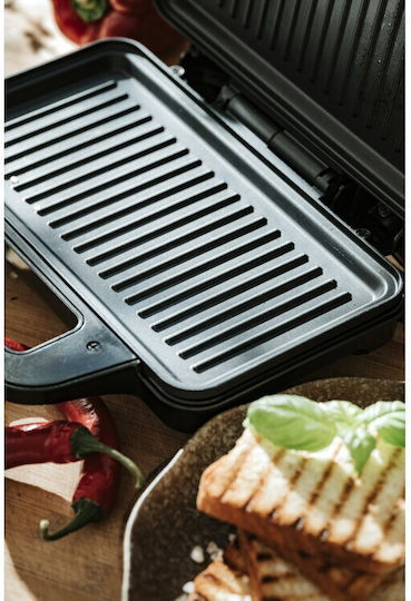 Sandwichmaker für 2 Toasts 750 W Schwarz