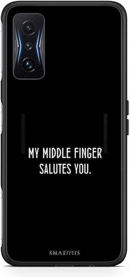 Smartfits Back Cover Plastic / Silicon Negru (Xiaomi Poco F4 GT)
