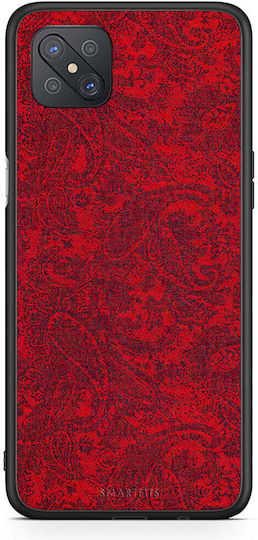 Smartfits Paisley Cashmere Задна корица Пластмаса / Силикон Червен (Oppo Reno4 Z) A00_SM1-OP-RENO4Z5G_PAISLEYCASHMERE_RO1