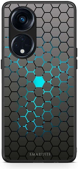 Smartfits Geometric Hexagonal Back Cover Γκρι (Oppo Reno8T 5G, A1 Pro)