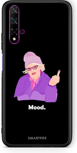 Smartfits Grandma Mood Black Задна корица Черен (Huawei Nova 5T / Honor 20 / Honor 20) 6729198993563_39868532359323