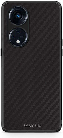 Smartfits Carbon Black Back Cover Μαύρο (Oppo Reno8T 5G, A1 Pro)