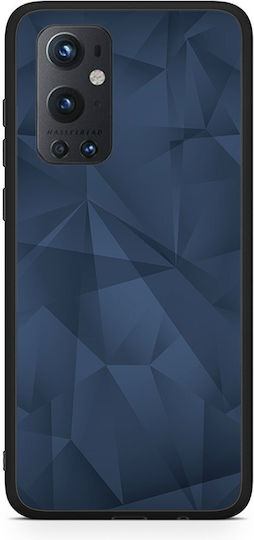 Smartfits Geometric Blue Abstract Umschlag Rückseite Blau (OnePlus 9 Pro) 7056006250651_41099186372763