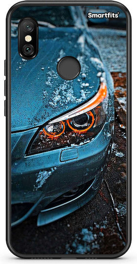 Smartfits Bmw E60 Back Cover Blue (Redmi Note 6 Pro)