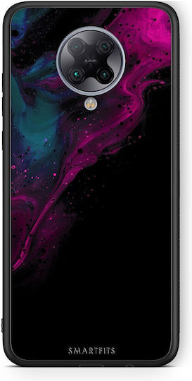 Smartfits Watercolor Pink Black Back Cover Ροζ (Poco F2 Pro)