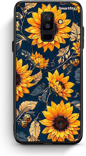 Smartfits Autumn Sunflowers Back Cover Μπλε (Galaxy A6+ 2018)