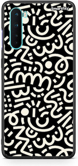 Smartfits Doodle Art Back Cover Μαύρο (OnePlus Nord)