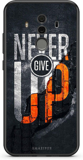 Smartfits Never Give Up Umschlag Rückseite Schwarz (Huawei Mate 10 Pro) 7633372676251_43308603736219