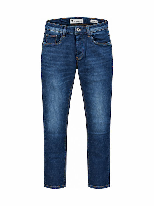 Men’s Regular Fit Jeans Trousers Dark Blue