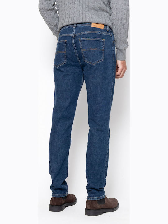 The Bostonians Pantalon Jeans Elastic Regular Fit Albastru