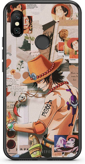 Smartfits Anime Collage Back Cover Σιλικόνης Πολύχρωμο (Redmi Note 6 Pro)