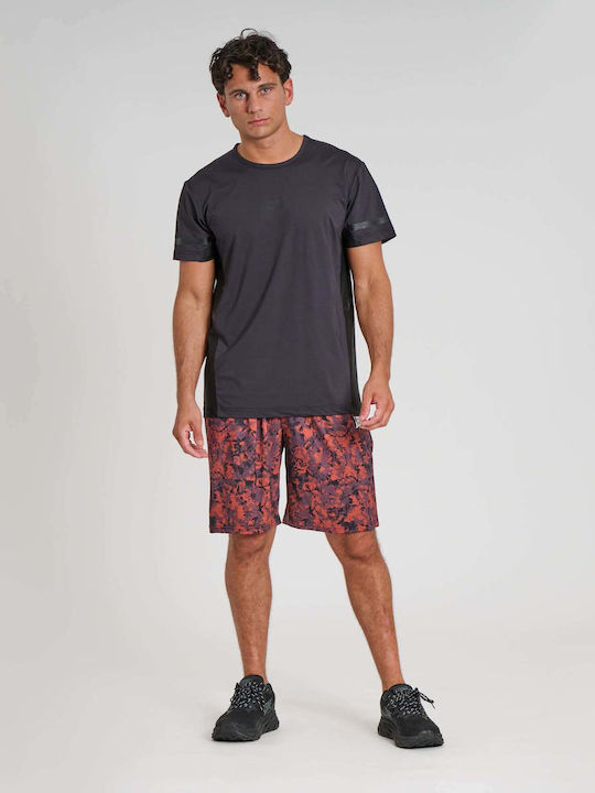 Sportshorts für Herren Black/Cocoa Camo