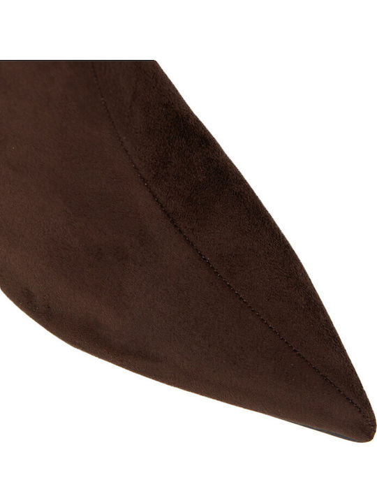 Wildleder Damenstiefel Braun