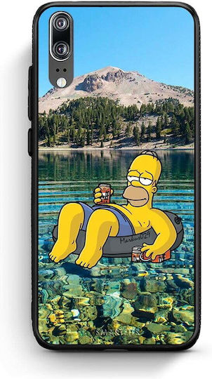 Smartfits Summer Happiness Back Cover Galben (Huawei P20)
