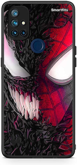Smartfits Popart Spidervenom Umschlag Rückseite Schwarz (OnePlus Nord N10) 8628401176915_47409907204435
