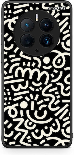 Smartfits Doodle Art Back Cover Μαύρο (Huawei Mate 50 Pro)