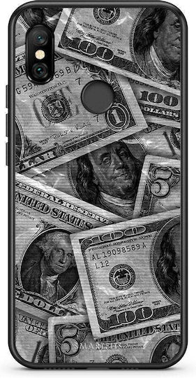 Smartfits Money Dollars Umschlag Rückseite Gray (Redmi Note 6 Pro) 6732203819163_39876629594267