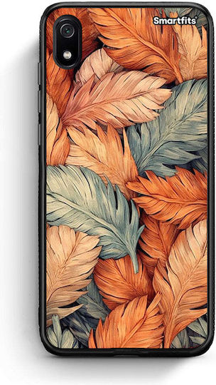 Smartfits Autumn Leaves Umschlag Rückseite Orange (Redmi 7A)
