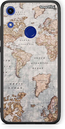 Smartfits World Map Umschlag Rückseite (Huawei Nova 8i, Honor 50 Lite)