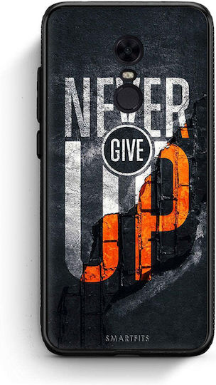 Smartfits Never Give Up Задна корица Черен (Redmi 5) 7633376149659_43308608323739