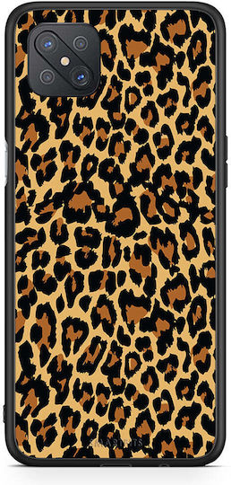 Smartfits Animal Leopard Back Cover Πορτοκαλί (Oppo Reno4 Z)