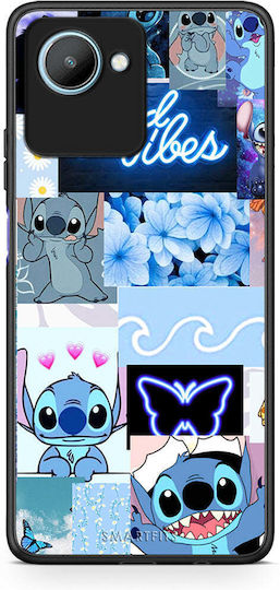 Smartfits Collage Good Vibes Umschlag Rückseite Blau (Realme C30) 8427770413395_46689012515155