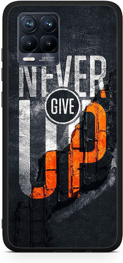 Smartfits Never Give Up Back Cover Μαύρο (OnePlus 8 ProRealme 8/8 Pro)