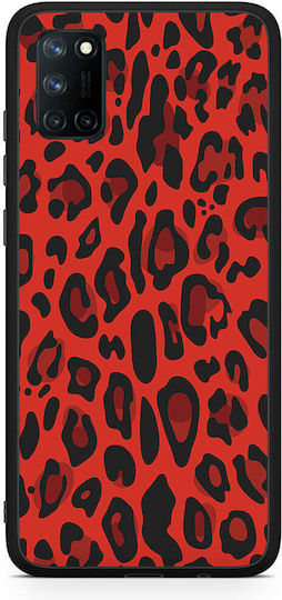 Smartfits Animal Red Leopard Back Cover Κόκκινο (Realme 7i)